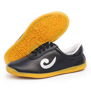 热奥 大辫子太极鞋男春夏季网眼透气太极拳鞋练功鞋加厚牛筋底女武术