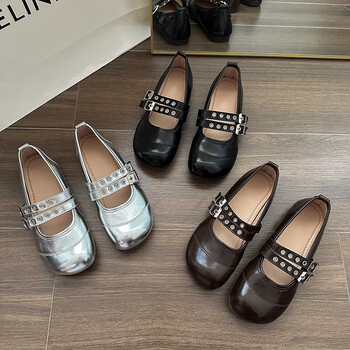 鞋靴>时尚女鞋>女士单鞋>女士玛丽珍鞋>琳可人>琳可人法式玛丽珍女鞋