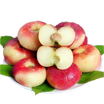 香二嫂新疆油蟠桃新鲜水果蜜桃扁桃子纽扣蟠桃2023头茬精美水果 1斤装