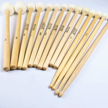 yama jia定音鼓槌行进鼓锤镲片毛毡头锤架子鼓鼓棒大镲槌双头棒 jb2