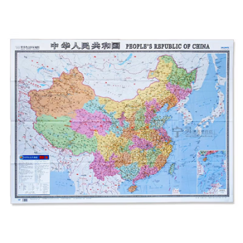 超清中国地图放大图片