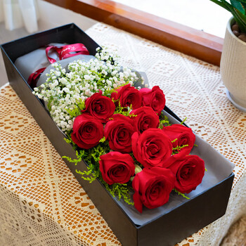馨然鲜花七夕节99朵玫瑰花束厦门鲜花速递同城深圳汕头韶关南京 甜蜜