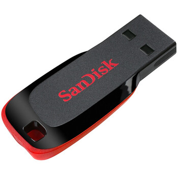 
                                        
                                                            闪迪 (SanDisk)128GB USB2.0 U盘 CZ50酷刃 黑红色 时尚设计 安全加密软件                