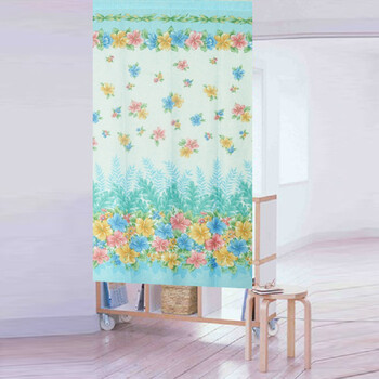 风雅荷塘  花的海洋  85*150CM 经编纱精品印花风水门帘 布艺 隔断 送杆