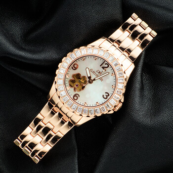 格雷尔gr系列女士镶钻简约机械表gr6006l gr6006l土豪金