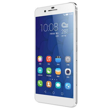 华为 荣耀 6Plus（16G ROM）双卡双待双通手机 白色  联通4G