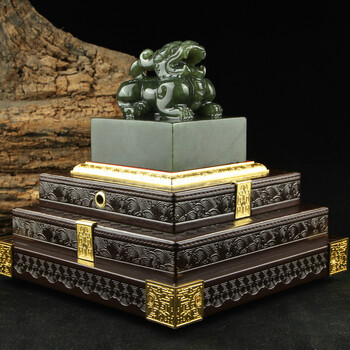 传印阁 丹东石貔貅玉玺摆件印章定制姓名印书法书画藏书章 开业礼品