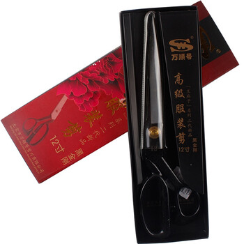 
                                        
                                        万顺号 12#裁衣剪黑金刚剪刀 JB12                