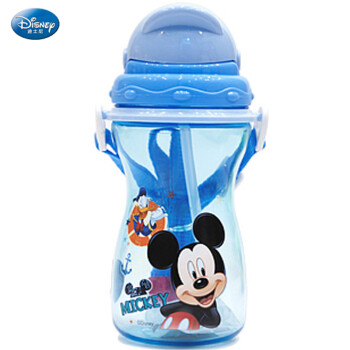 
                                        Disney 迪士尼儿童水杯吸管杯 学生塑料杯子带吸管水壶 DS4236米妮粉色吸管杯500ML                