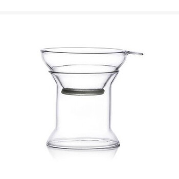 耐热玻璃小茶碗品茗杯功夫茶具玻璃玉兰杯花茶玻璃茶杯小杯子透明