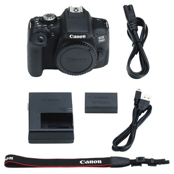 
                                                            佳能（Canon）EOS 750D 单反相机 单反机身 （约2420万像素 DIGIC6 3.0触控 WiFi/NFC）                