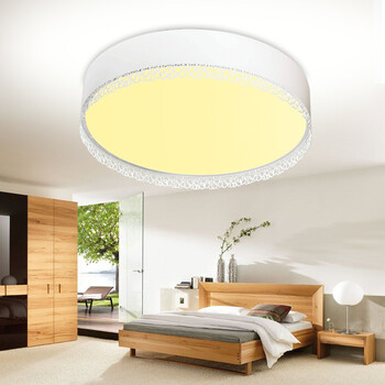 掌灯e购 led吸顶灯 现代简约客厅灯温馨圆形主卧室灯7299 650mm