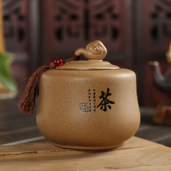 茶叶罐陶瓷 云起龙骧茶叶罐 中号密封特价包邮普洱茶醒茶大码