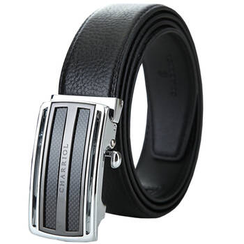 商品夏利豪 charriol商务男士皮带头层牛皮自动扣男士真皮腰带休闲裤