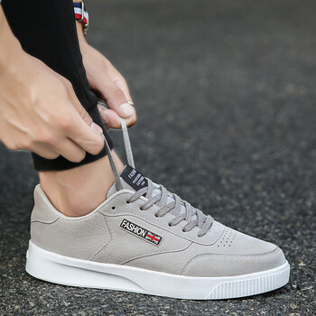 潮鞋2017韩版厚底休闲鞋男士百搭帆布鞋平板鞋学生鞋子男 3000浅灰 43