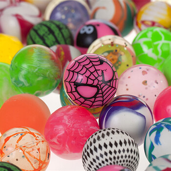 儿童玩具 跳球弹力球 实心橡胶 创意热卖地摊货源礼物 1个弹力球_ 2