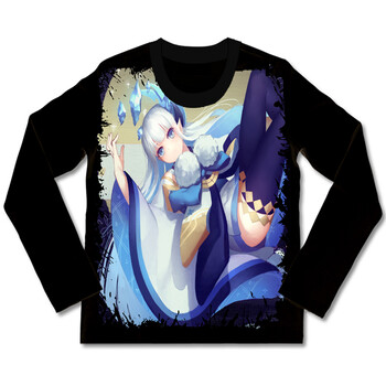 网易手游阴阳师晴明神乐茨木童子萤草长袖t恤动漫游戏衣服男 03 xs