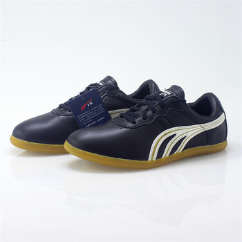 多威牛筋底太极鞋武术表演鞋头层软3200练功鞋功夫鞋比赛耐磨平底训练