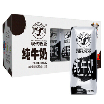 
                                        
                                        现代牧业（MODERN FARMING）精装礼盒 250ml×12包 礼盒装                