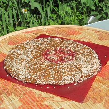 云南特产 玫瑰黄饼火腿饼五仁核豆沙甜品 丽江传统糕点 玫瑰味