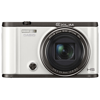 卡西欧（CASIO）ZR3500 数码相机 （1210万像素 3.0英寸液晶屏 12倍光学变焦 25mm广角）白色 