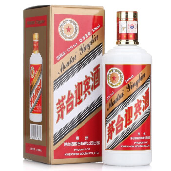 MOUTAI 茅台 迎宾酒 53度 酱香型白酒 500ml+科罗娜 啤酒 330ml*12瓶