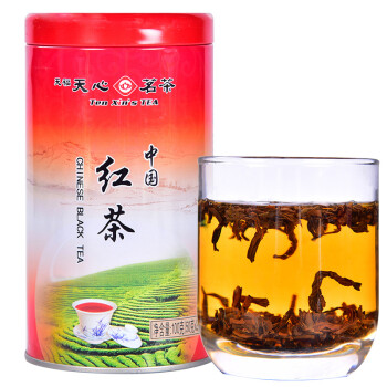 天福天心茗茶中國紅茶100克罐