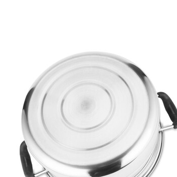 锐友32cm双层不锈钢加厚底蒸锅汤锅两用电磁炉锅具