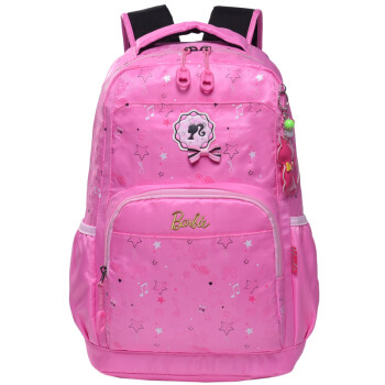 芭比（Barbie）儿童书包女中小学生书包 轻便休闲学生双肩背包出游背包 BL0294A粉色
