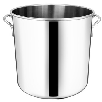 
                                        德勒1.6 加厚不锈钢汤桶带盖商用高汤锅米桶油桶40cm 多用桶40x40x1.6                