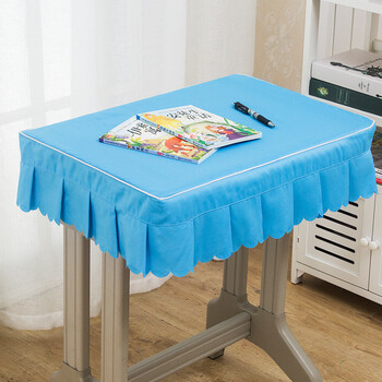 雅羡小学生桌布桌罩课桌套4060学校课桌桌布桌套学生培训桌套天蓝6040