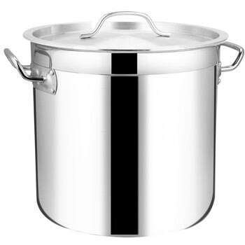 
                                        德勒DELE 三层复底汤桶不锈钢商用高汤锅米饭桶油桶水桶35cm 多用桶复底35cmX35cm                