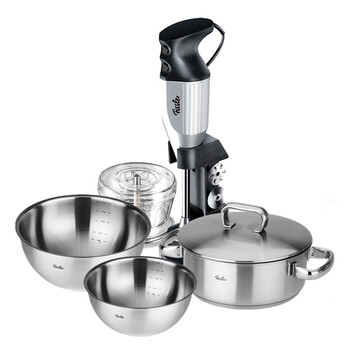 菲仕乐（Fissler）家用料理机 汤锅果蔬篮 4件组