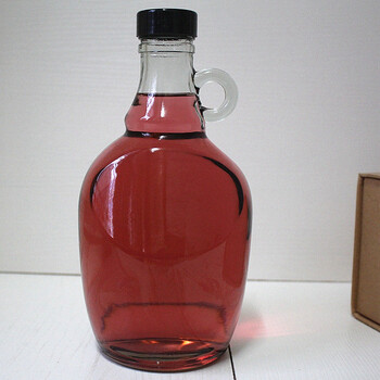 酿酒玻璃瓶大号加州红酒泡酒瓶子密封罐药酒果酒瓶葡萄酒自酿容器 2斤