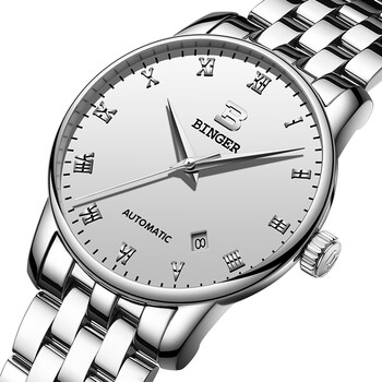 宾格(binger)男士手表赛丽男表 全自动机械表 运动腕表 休闲时尚学生