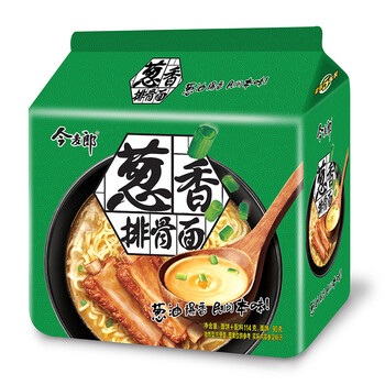 今麦郎葱香排骨面五连包114g/袋*5*2