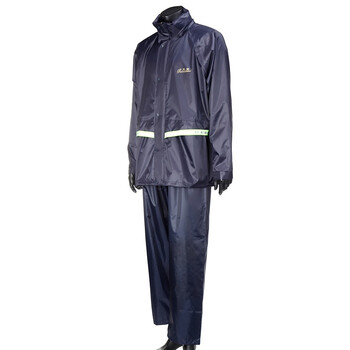 天堂 夜光型双层雨衣套装Y-2A特藏青色XXL