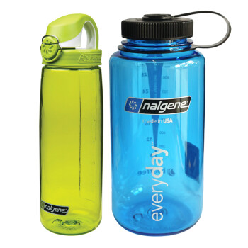 乐基因（Nalgene）美国原装进口大容量塑料运动水壶户外健身水杯 情侣套装