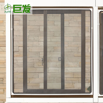 
                                        巨发磁性纱窗 DIY防蚊纱窗帘 自粘型纱窗 隐形纱窗纱门纱网70*150 白框无味加密灰纱 70cm*150cm                