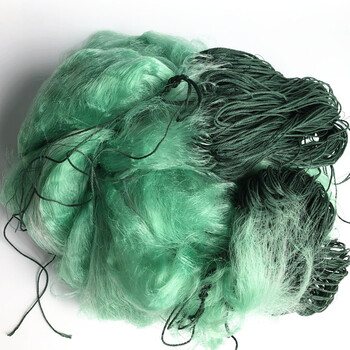 槐渔10米15米20米盖网铺网竹竿网跳网捕鱼网三层渔网带腰线丝网鱼网