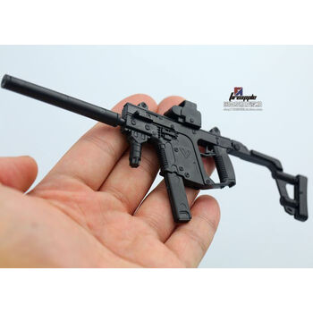 兵人 d 拼装 冲锋枪模型 短剑 kriss super v 送枪架 出厂黑