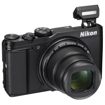 尼康（Nikon）COOLPIX S9900s 数码相机 黑色 （1605万有效像素 30倍光变 3英寸翻转屏 25mm广角 WIFI）