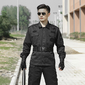 作训服套装长袖特勤服特警服战术迷彩耐磨工作服 加厚冬季作战服下裤