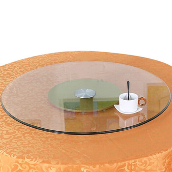 腾驰 酒店大餐桌转盘 钢化玻璃转盘 大桌子面玻璃圆桌转盘歺桌 直径