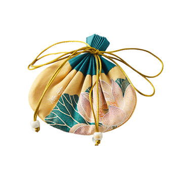 阿木 复古荷包香囊本花香草香粉香包随身古风挂饰摆件香料小香囊 玉兰