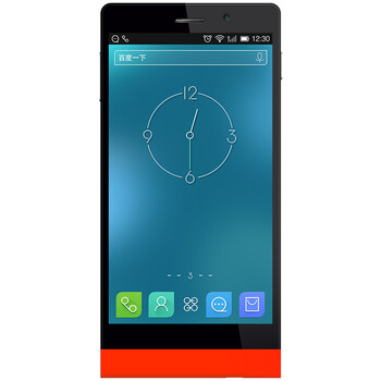 天语（K-Touch）Kis7 移动3G 智能手机 双卡双待 荧光红