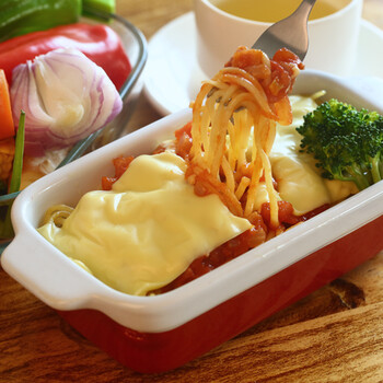 
                                        展艺 耐高温8.5寸长方形双耳烤碗陶瓷烤盘 焗饭焗面碗 烘焙模具                