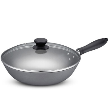 
                                                            爱仕达30CM 精铁炒锅JX8330E 炒菜铁锅具燃气灶明火专用                