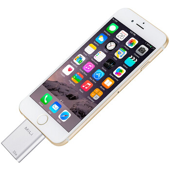 苹果（Apple）iPhone 6 (A1586) 16GB 金色 移动联通电信4G手机 MiLi苹果U盘32G 拓展苹果内存 存储组合套装