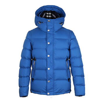 burberry 博柏利 男士锦纶可拆卸袖子两穿羽绒服 40593801 蓝色 50